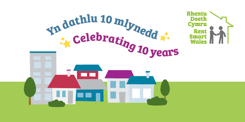 Rhentu Doeth Cymru yn dathlu 10 mlynedd